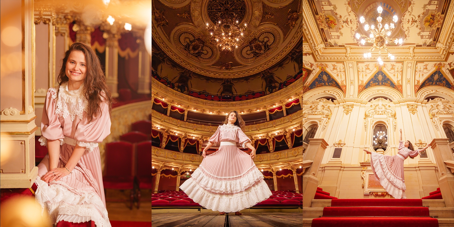 Sesja zdjęciowa Agnieszki Kościelniak w Teatrze Słowackiego w Krakowie