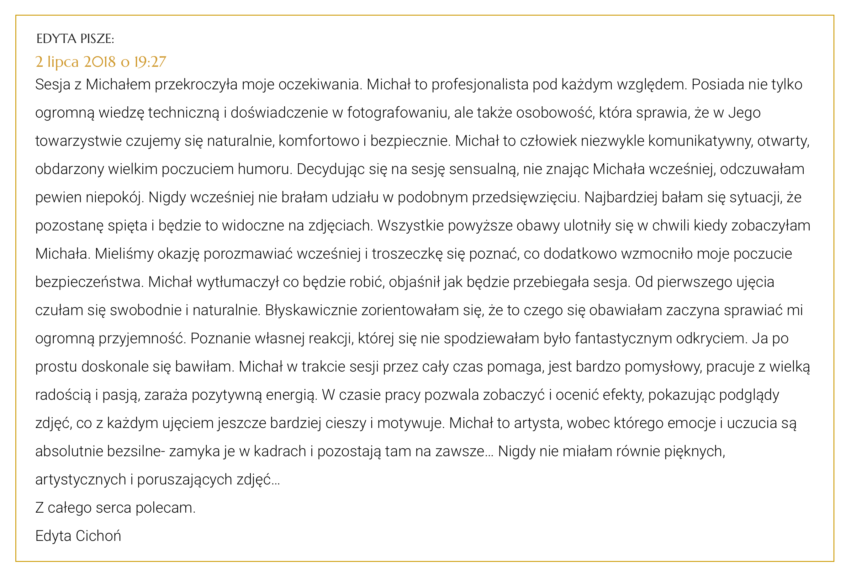 michal treutler opinie sesje sensualne