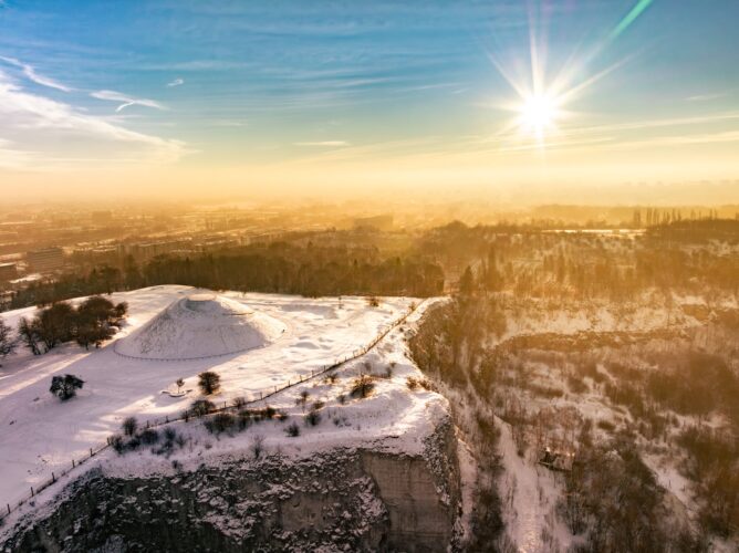 2024.01.11 Wschód słońca nad Kopcem Krakusa