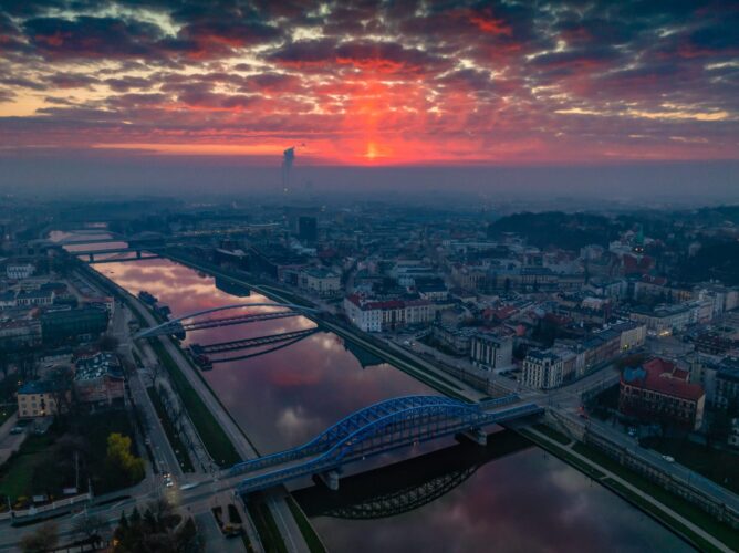 2024.03.21 Wschód słońca nad Wisłą