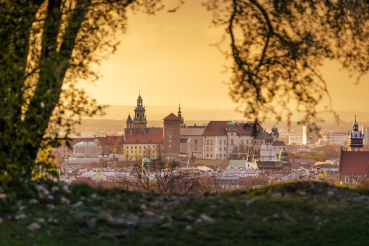 2025.05.05 Widok na Wawel spod Kopca Kraka