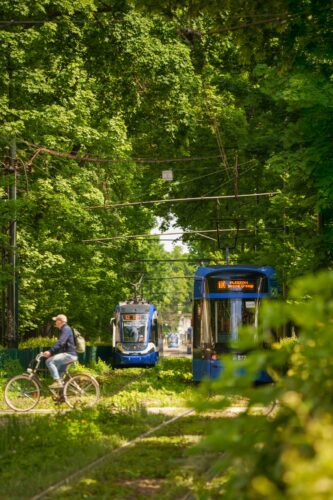 2025.05.07 Ruch tramwajowy na odcinku Starowiślna - Stradom