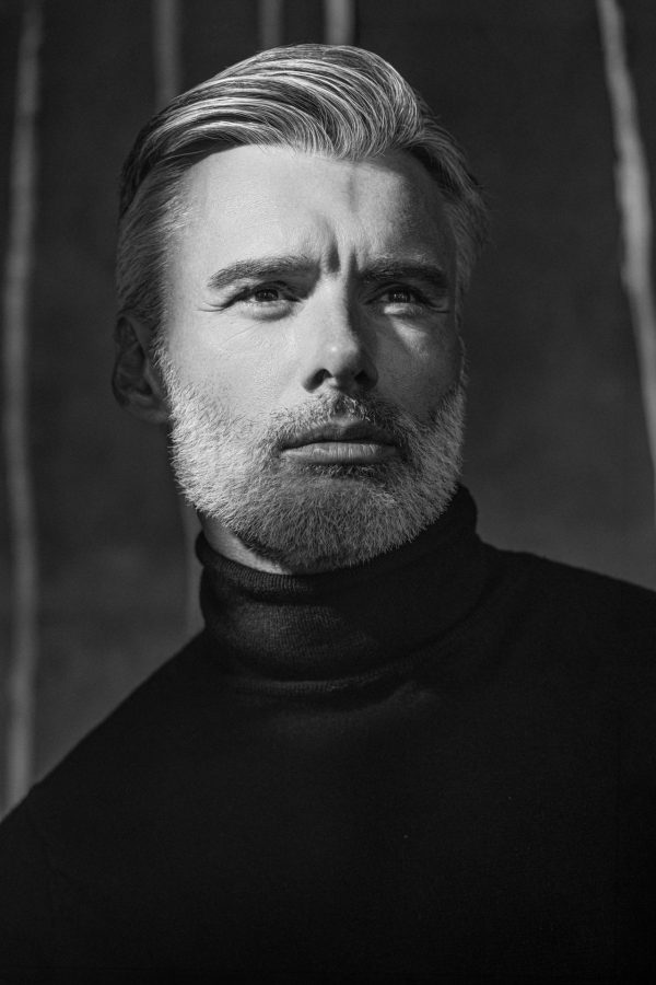 cinematic male portrait