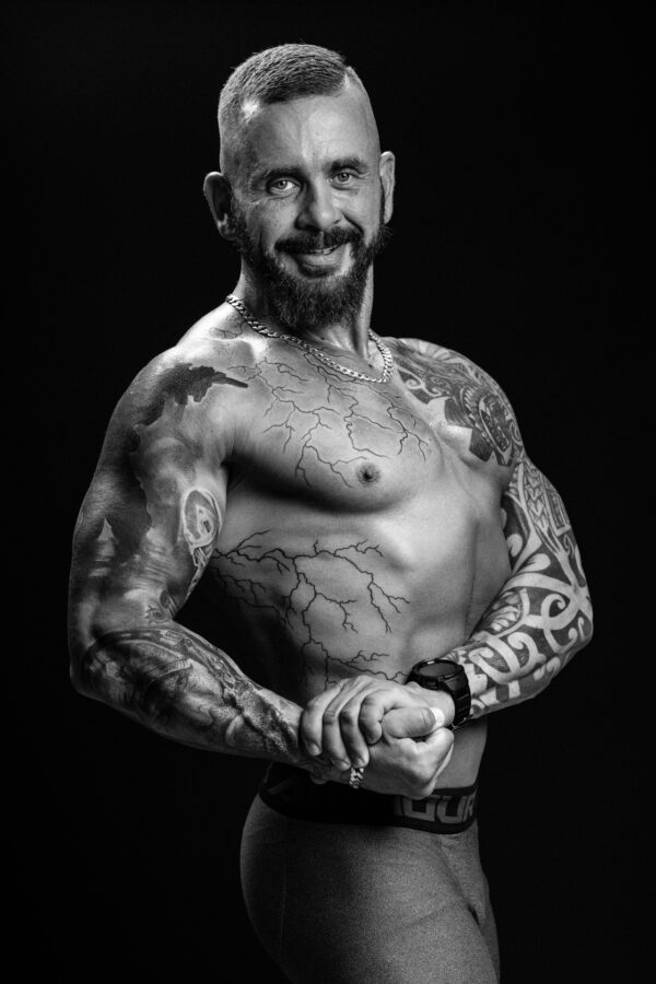 mocny portret meski fitness kraków